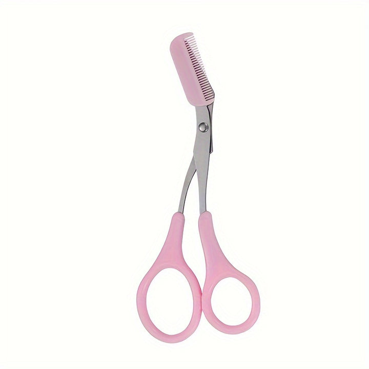 Eyebrow Trimmer Scissor With Comb Facial Hair Removal Makeup Tool Grooming Shaping Shaver Cosmetic Accessory