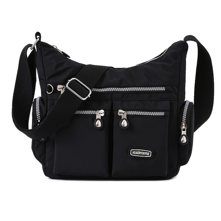 [Lightweight Square Bag] Lightweight Multi-Pocket Square Bag | Unisex Messenger Bag for Men and Women, Travel Shoulder Crossbody Bag