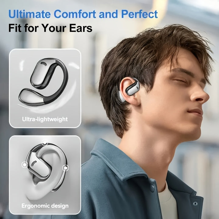 Advanced 5.4 Noise Cancelling ProSound Wireless Earbuds - In-Ear Stereo Sound with Deep Bass, LED Running Display, Sweat-Resistant, Long-Lasting Battery Life, Comfortable Fit for Sports and Music Lovers