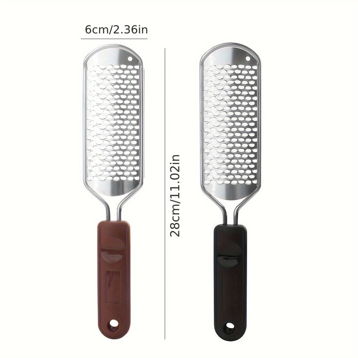 For Pedicure And Dead Skin Removal Metal Foot Scrubber - Callus Remover And Shaver For Feet Rasp