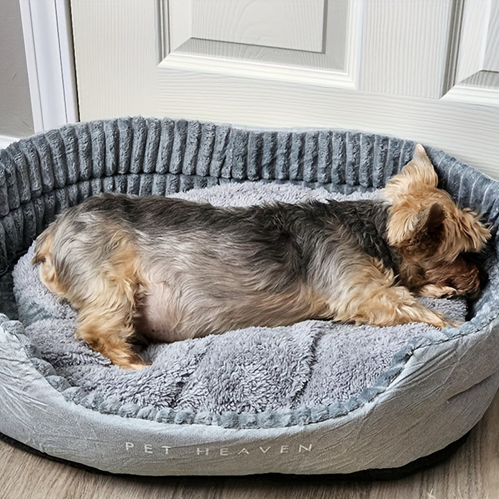 Ultra-Soft Luxurious Dog Bed Kennel - Pet Beds - Plush, Bite-Resistant, Dirt-Proof, Supreme Comfort, Four Seasons Use, Machine Washable, Perfect Living Room Pet Haven With Easy Care