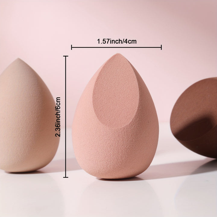 3 PCS Makeup Sponge Set Professional Beauty Sponge Blender Makeup Foundation Blending Cosmetic Makeup Puff For Powder Cream