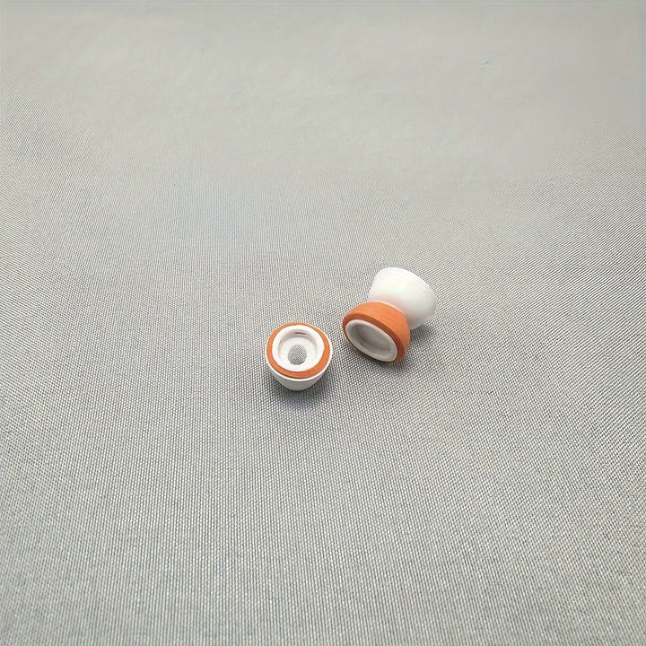 Cotton Earbud Tips for AirPods Pro 1st and 2nd Generation - Upgraded Memory Foam Ear Cushions, Enhanced Noise Cancellation, Comfortable Fit, 2 Pairs Replacement Earbud Covers