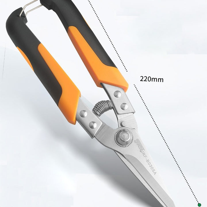 Heavy-Duty Industrial Shears - Professional Scissors & Shears for Cutting Metal Sheets, PVC Pipes, and Tin with Stainless Steel Blades and Ergonomic Handles for Comfortable Grip