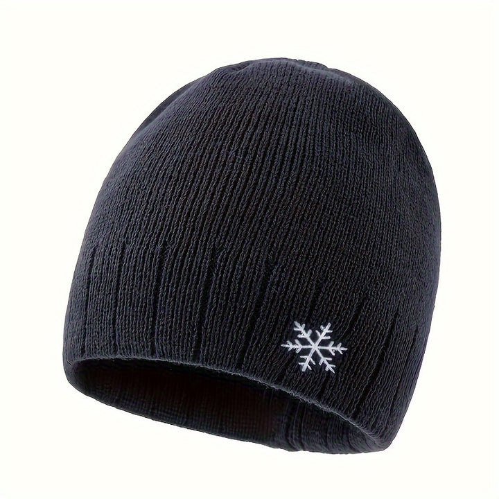 Chapeau en mélange thermique épais en tricot polaire automne/hiver