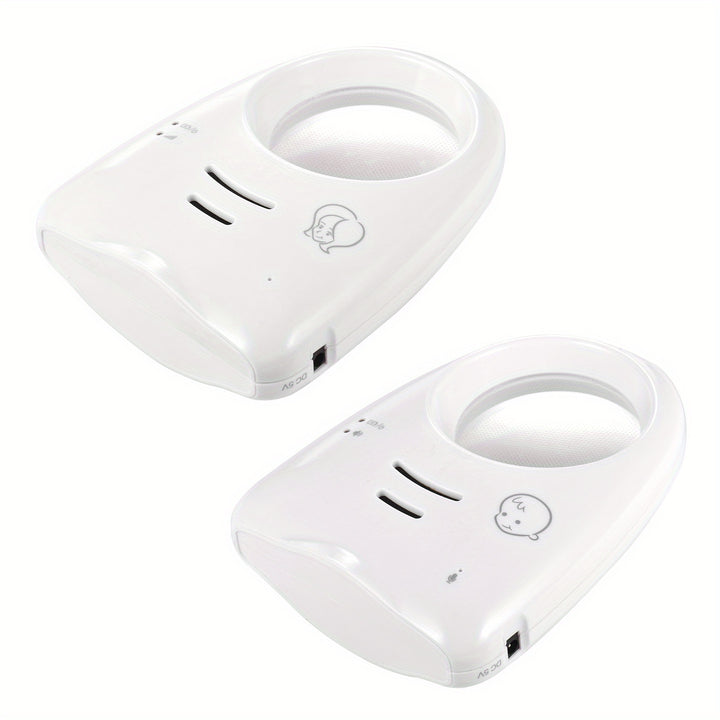 TOMSHOO Crystal Clear Youngsters Monitor - Portable 2.4GHz Wireless Audio with One-Way Talk, Sensitive Cry Detection