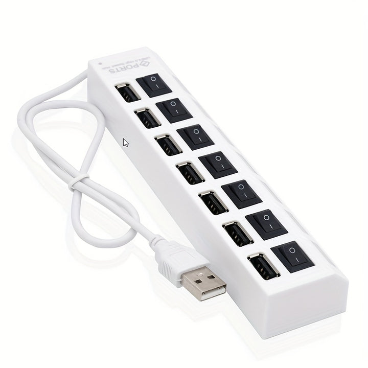 1 Pc 4-port/7-port USB Connector Computer Mouse Keyboard Memory Card Independent Switch Universal Hub