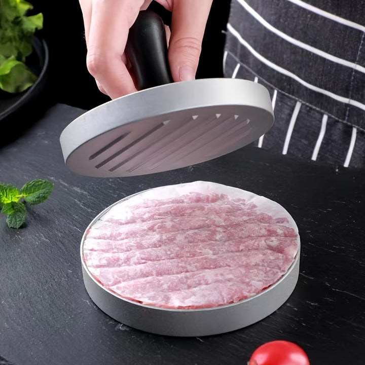 1pc Non-Stick Burger Press - Manual Meat Patty Maker for Perfect Burgers & Breakfast Pancakes, Essential Kitchen Gadget