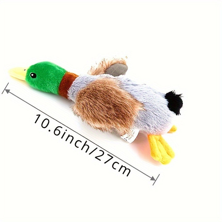 Soothing Plush Duck Sound Toy - Cuddly Teething Aid for Puppies - Hours of Interactive Fun! Designed for Adorable Playtime