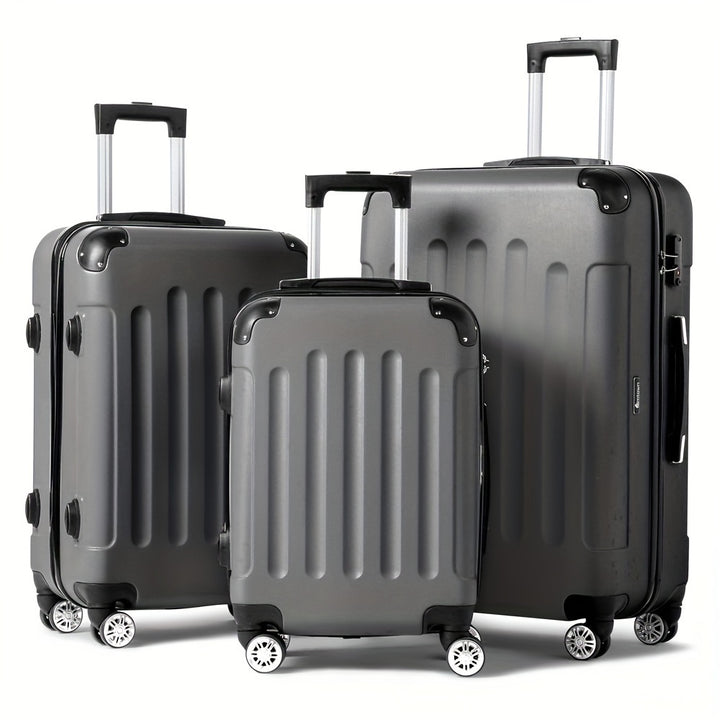 [Durable Hard Shell] 3pcs Luggage | 20/24/28-Inch | Durable Hard Shell | 360 Spinner Wheels, TSA Lock, Multifunctional | Travel Suitcase | Lightweight