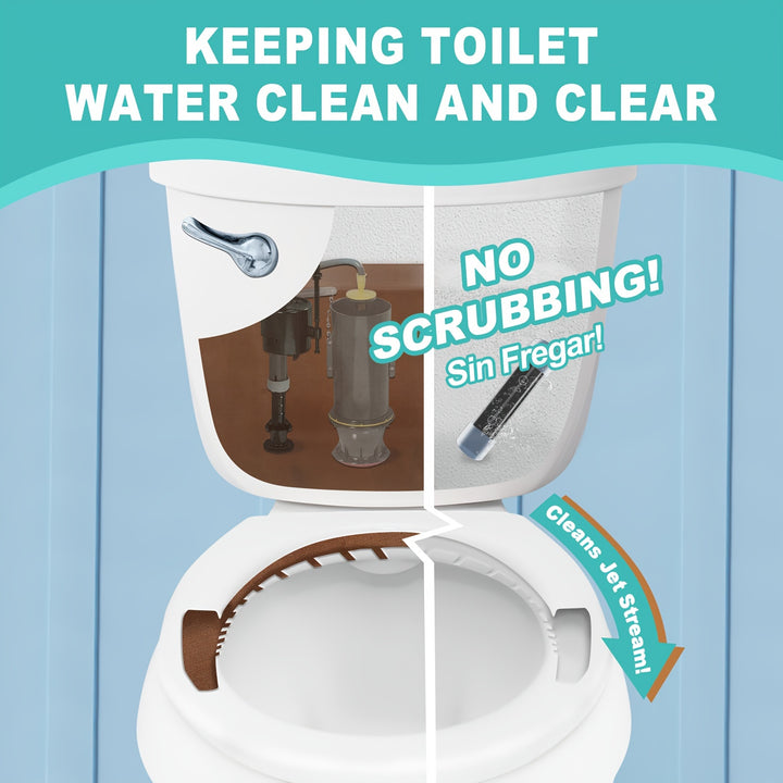 4pcs Automatic Tank Cleaner Chemical Free Magnetic Toilet Bowl Cleaner for Hard Water Stains Long Lasting No Chemicals No Staining HOT Deal 2025