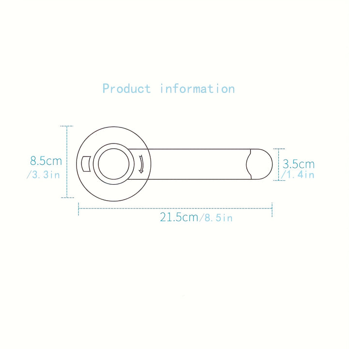 AirXing & Pet Safety Toilet Lock - White Plastic Childproof Latch with Easy-Install Design, Prevents Unauthorized Use for Youngsters & Pets, Secure Bathroom Access, Pet Safety Device, Modern Toilet Accessory, Durable Plastic