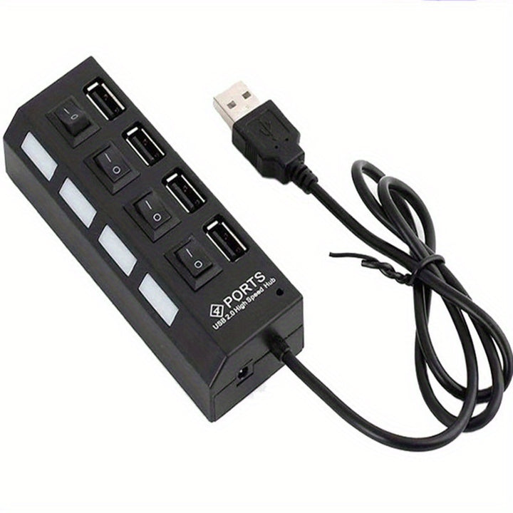 1 Pc 4-port/7-port USB Connector Computer Mouse Keyboard Memory Card Independent Switch Universal Hub