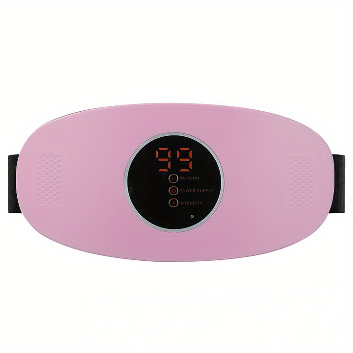 Rechargeable Waist Massager with Vibration - Includes Elastic Belt, USB Charging, Full Body Slimming & Toning Device