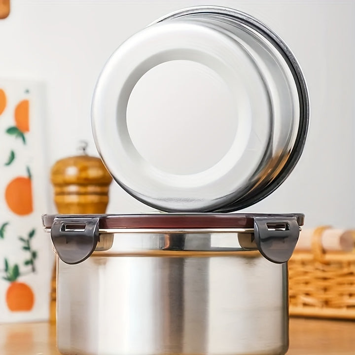 3pcs Plastic Containers with Vented Lids - Food Storage Made Simple