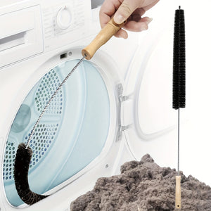Keep Your Home Safe With This Dryer Vent Cleaner Kit - Lint Brush, Long Flexible Brush, And Fire Prevention Exhaust!