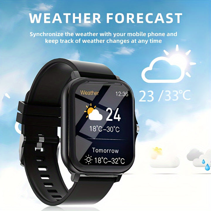 Large-screen Smartwatch - High-definition Voice Calls, Multiple Sports Modes, Compatible With Android/iPhone - Sleep Monitoring, Daily Wear, Variety of Interfaces