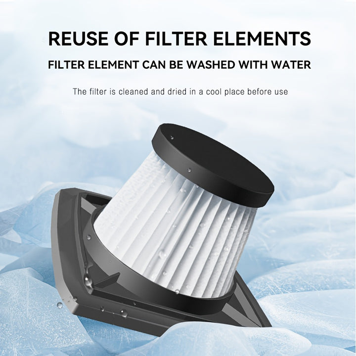 Powerful Portable Vacuum Cleaner - Wireless Handheld Mini Cleaning Vacuum - USB Charging, Variety of Accessories, Suitable for Car, Home, Office