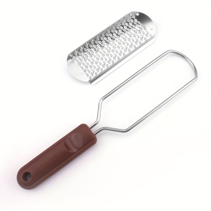 For Pedicure And Dead Skin Removal Metal Foot Scrubber - Callus Remover And Shaver For Feet Rasp