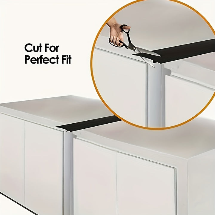 2pcs Silicone Kitchen Gap Covers - Heat, Water & Stain Resistant - Perfect for Sealing Spaces & Keeping Countertops Clean