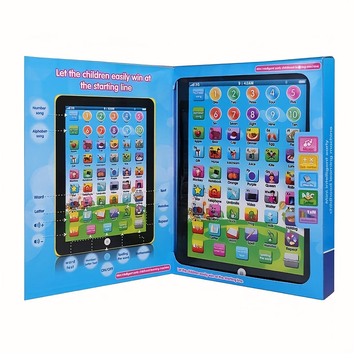 Youngsters' Educational Tablet Toy - Fun Learning Pad Toy for Boys & Girls, Battery-Powered, Multicolor