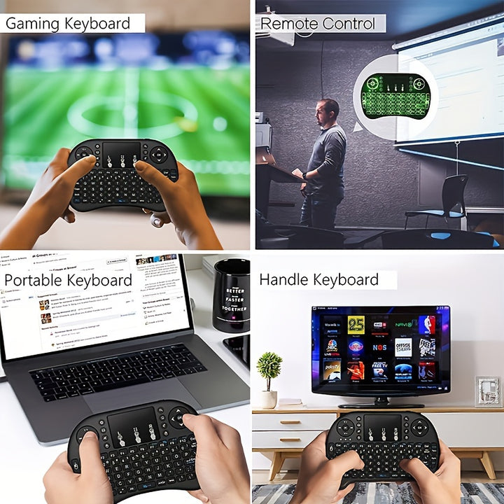 [Hot Selling] Plug & Play 2.4G Mini Wireless Keyboard with Touchpad - Ideal for Android TV Box, for Smart TV, Projector, PS3 & More!