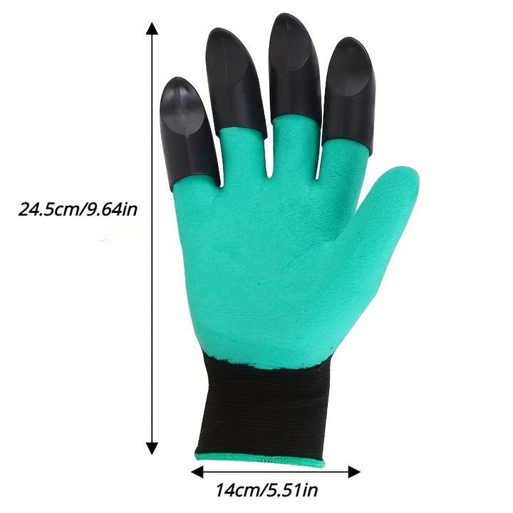 Garden Gloves With Claws - Dig, Plant, Weed & Seed Effortlessly - Protect Your Fingers & Nails!