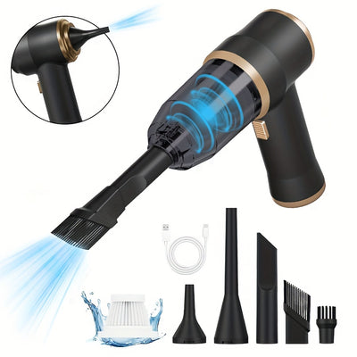 95000PA 1pc Wireless Handheld 2IN1 Portable Vacuum Cleaner with Blowing Function for Home and Car Cleaning