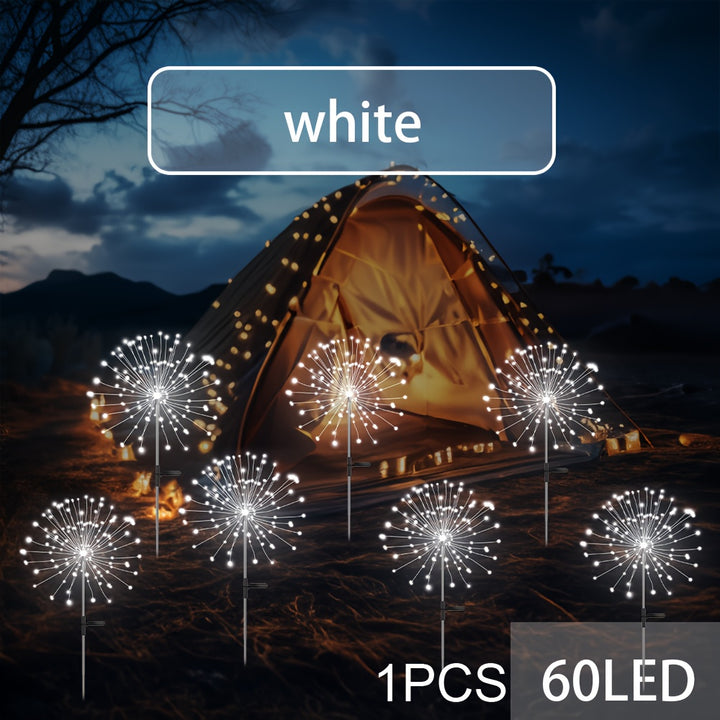 8 Modes Solar LED Smart Outdoor Lighting, Solar Holiday Decorative Lights for Patios, Gardens, Pathways & Villas