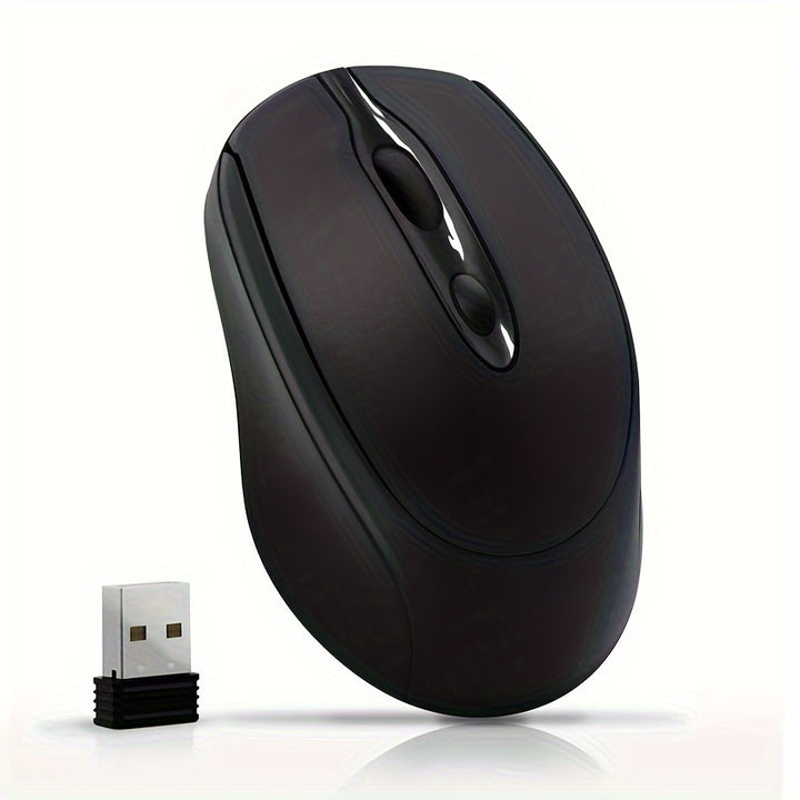 Wireless Mouse, Office Mouse, Rechargeable Mouse, Dual-Mode (2.4G+BT) Mouse, Portable Silent Mouse, Suitable for Laptops/ Desktops/ Tablets