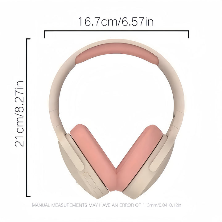 [Casque sans fil pliable] - Stéréo, réduction passive du bruit, batterie longue durée - Idéal pour les appels et l'écoute de musique