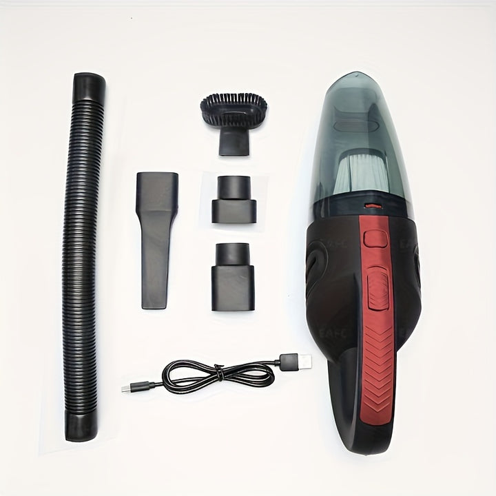 Car Wireless Vacuum Cleaner Large Capacity Dust Cup Strong Suction Portable Handheld Electric Vacuum Cleaner Wireless Home Cleaning Vacuum Cleaner Christmas Gift