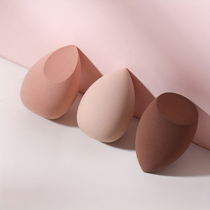 3 PCS Makeup Sponge Set Professional Beauty Sponge Blender Makeup Foundation Blending Cosmetic Makeup Puff For Powder Cream