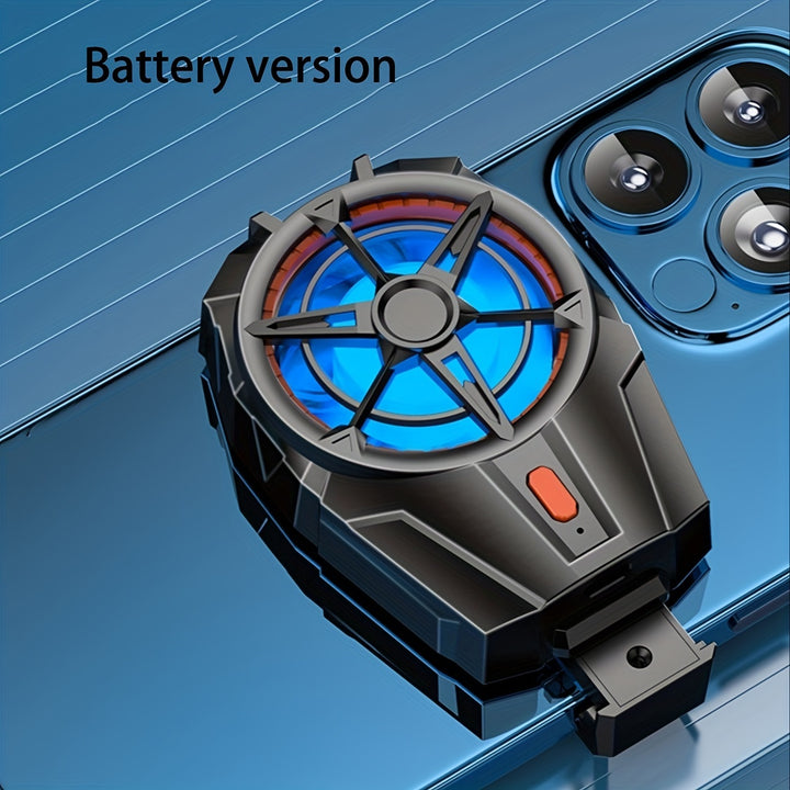 USB Powered Mobile Phone Cooling Fan, Portable Gaming Radiator Accessory with Strong Cooling Power for Live Streaming and Gaming, PP Material, No Battery or Electronic Components Included