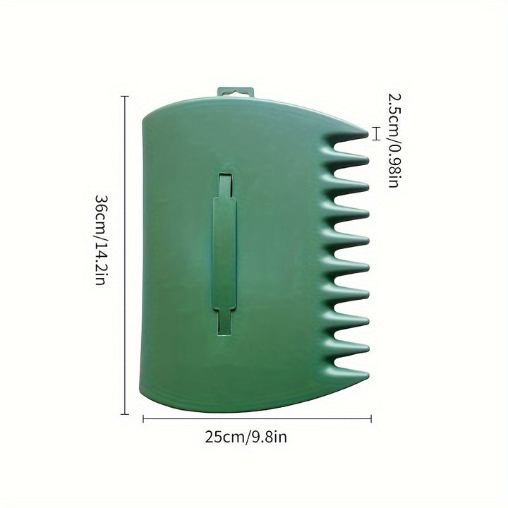 Grandes pelles à feuilles en plastique durables 2 pièces - Ensemble d'outils de jardinage pour ramasser les feuilles, les tontes d'herbe, les débris