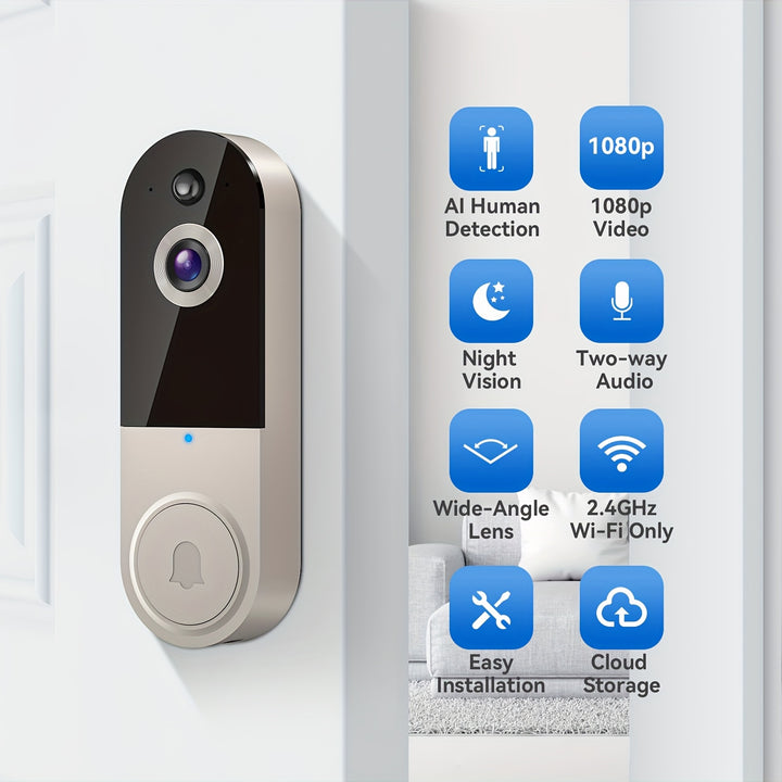 Solar Security Camera Wireless Outdoor System, 1080P/5MP Battery Powered WiFi Camera for Home Security, Panoramic PTZ, Auto Tracking, Human/Vehicle Detection, Night Vision, Spotlights, 2-Way Talk