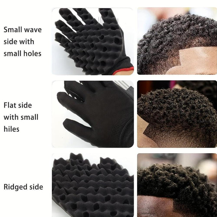 [Gants en Éponge pour Permanente Main Droite] Gants en éponge pour permanente cheveux bouclés main droite