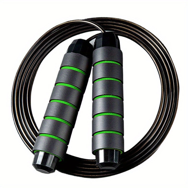 Weighted Speed Jump Rope with Memory Foam Handle for Effective Cardio and Weight Loss Training