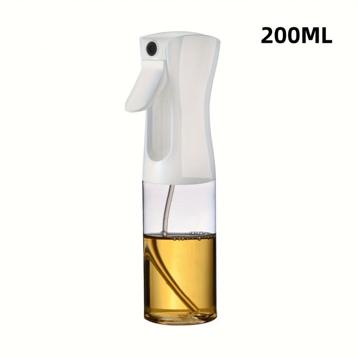 1pc, 6.8oz/10.1oz Oil Sprayer, Plastic Oil Spray Bottle, Barbecue Spray Bottle, Barbecue Picnic Tools, Kitchen Cooking Olive Oil Dispenser, Camping Barbecue Roasting Vinegar Sauce Oil Sprayer, Edible Oil Jar, For Air Fryer, S