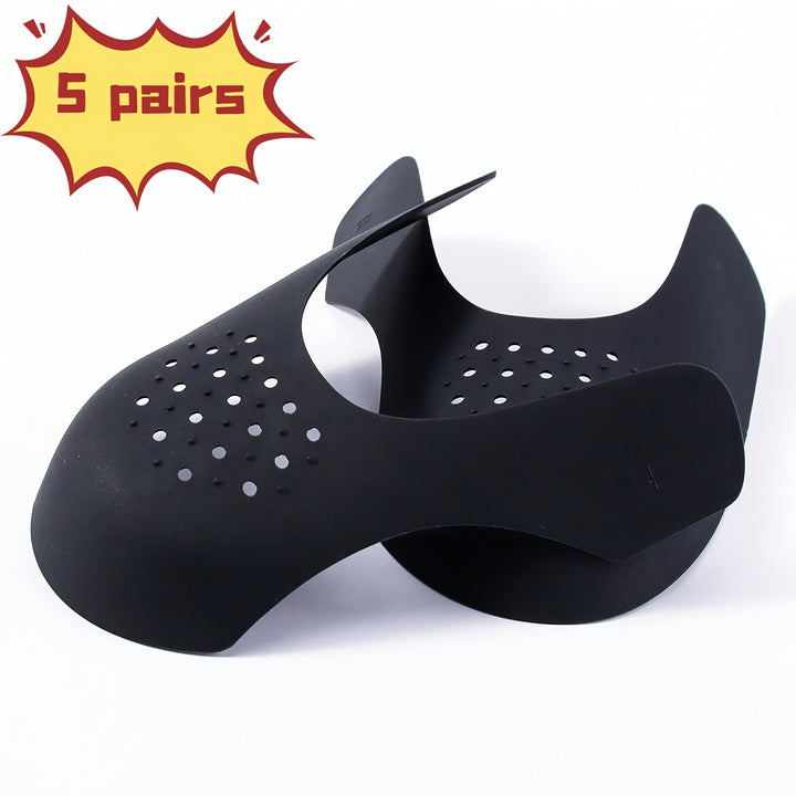 5-Pack Plastic Shoe Trees, Adjustable Cut-Out Shoe Stretcher for Men and Women, Anti-Wrinkle Shoe Protector, Fits All Types of Shoes, Durable Material