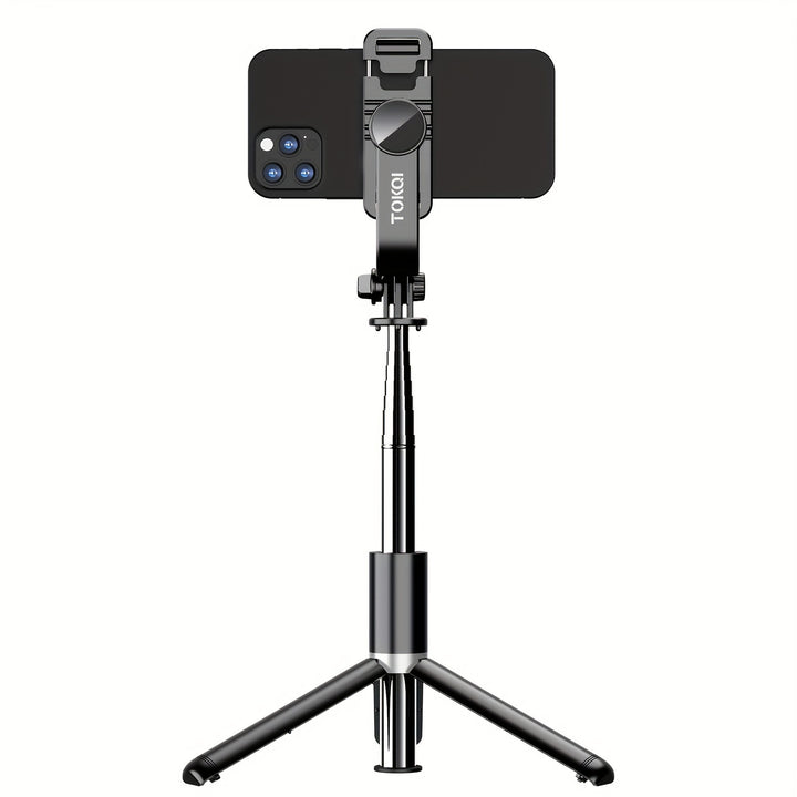 Trípode de Selfie Extensible de 40" - Soporte para Smartphone Todo-en-Uno con Control Remoto Inalámbrico y Rotación 360° - Compatible con iPhone 14/13/12/12 Pro/11/11 Pro/XS/XR/X/8/7 Plus, Samsung, Google, LG, Smartphones Sony