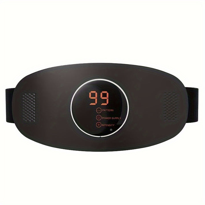 [Rechargeable Vibration] Waist Massager with Vibration - Rechargeable, Elastic Belt - USB Charging