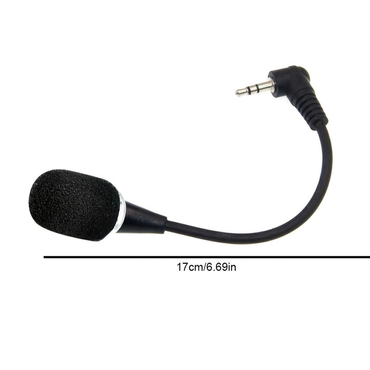 Microfone para Laptop para Gravação, Microfone de Mão Livre de 3,5mm para PC, Microfone Condensador Compatível com PC, Laptop