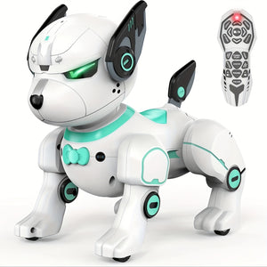 Intelligenter Robot-Hund, Elektronisches Haustier-Stunt-Hund, Dialogintelligente Programmierung, Begleitspielzeuge, Künstliche Intelligenz-Roboter für Jugendliche. Valentinstagsgeschenk für Jugendliche, Geburtstagsgeschenk für Jugendliche.