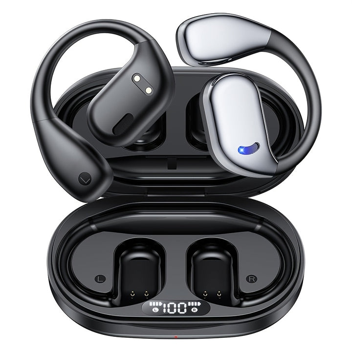 Advanced 5.4 Noise Cancelling ProSound Wireless Earbuds - In-Ear Stereo Sound with Deep Bass, LED Running Display, Sweat-Resistant, Long-Lasting Battery Life, Comfortable Fit for Sports and Music Lovers