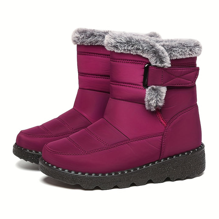 Winter Boots for Women New Long Plush Snow Boots Woman Platform Ankle Boots Warm Shoes