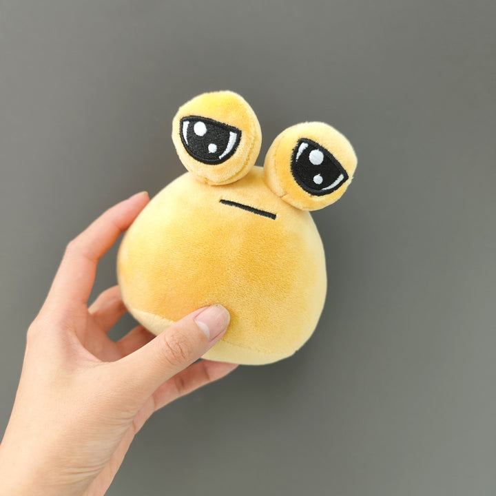 12cm/4.72in Super Small Pou Stuffed Animals Plush, Cute Pou Plush Toys My Pet Alien Pou Plush Toy Perfect For Valentine's Day Easter Mother's Day Home Decor