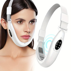 USB Rechargeable V Line Face Lift Massager, Facial Shaping Device - White, Gift for friend
