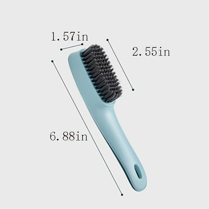 1pc Long Handle Grip Shoe Brush Soft Bristle Brush Cleaning Tool