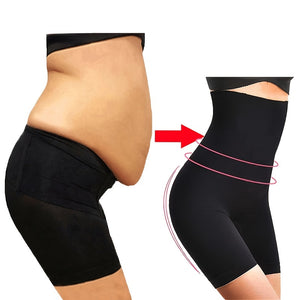 Body Shaper de Control de Abdomen de Cintura Alta - Moldeador de Cuerpo para Mujeres con Pantalones Cortos de Muslo Medio - Suaviza la Silueta, Aumenta la Confianza y Proporciona Soporte Cómodo